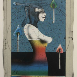 Paul Wunderlich -kleiner Steindruck