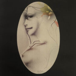 Paul Wunderlich - Profil im Oval