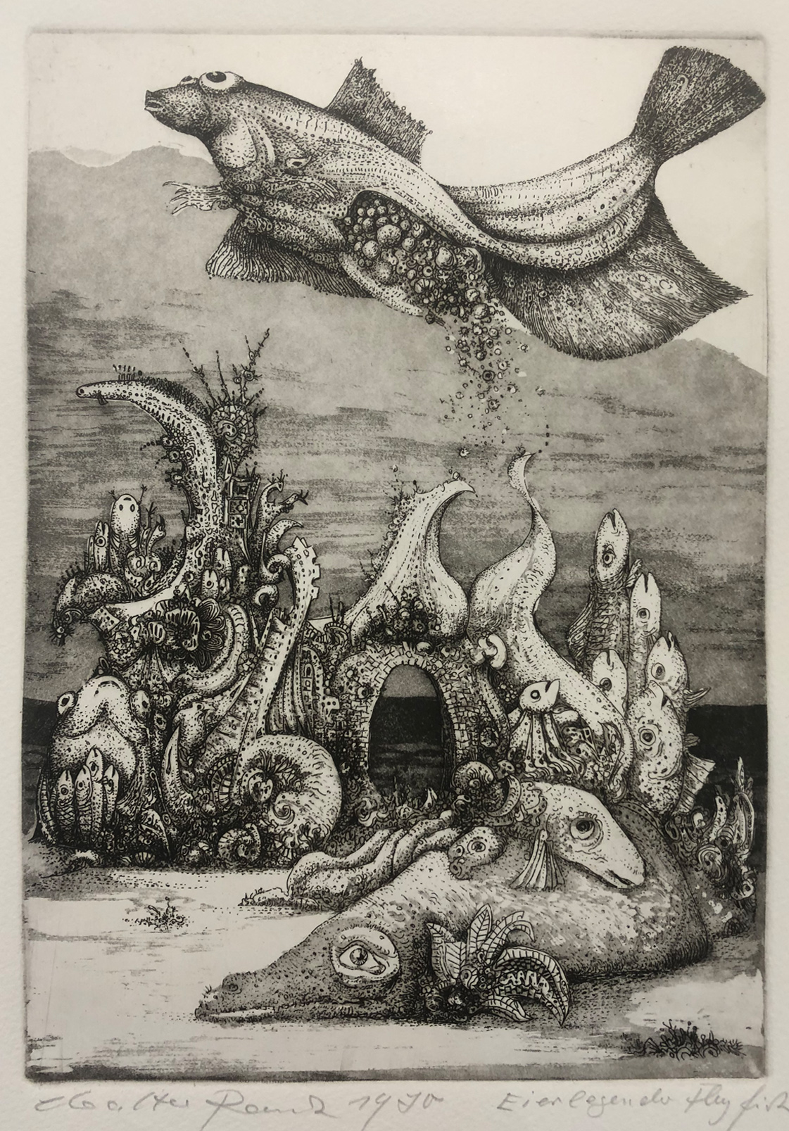 Caspar Walter Rauh - Eierlegender Flugfisch