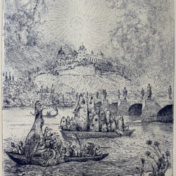 Caspar Walter Rauh - vor der alten Mainbrücke